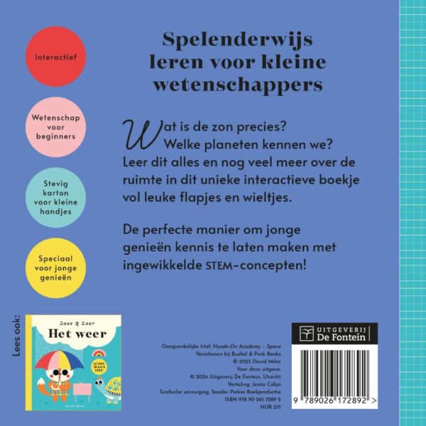 Lees & leer: de ruimte (kartonboek) - Afbeelding 2